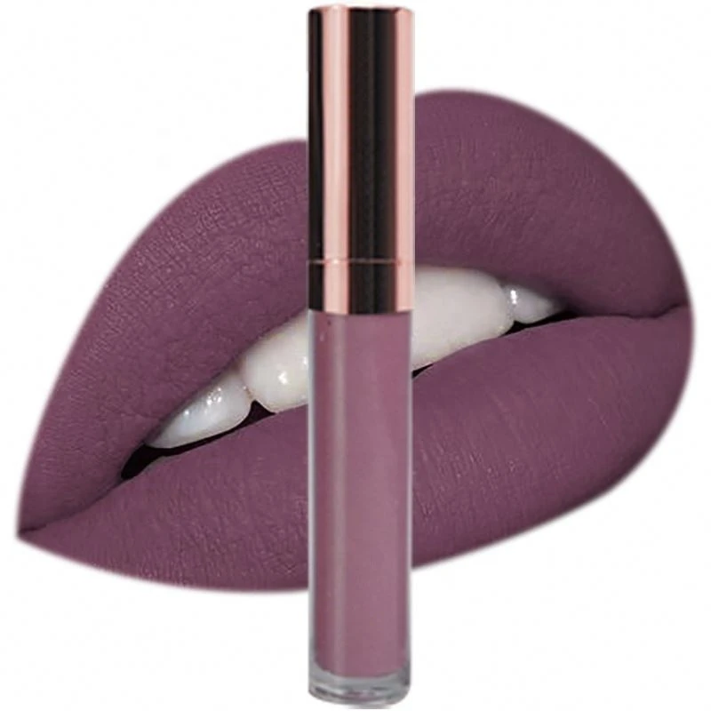 Chinese cosmetics manufacturer private label custom baton matte or glossy long lasting waterproof liquid lipstick lip gloss