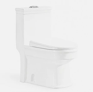 Chinese factory supply elegance fine siphonic bathroomceramic washdown one piece wc toilet