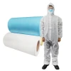 Chinese Manufacturer Wholesale high quality sms non woven fabric 100% polyester spunbond nonwoven fabric