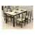 Import Chinese Restaurant Furniture Shop Modern Coffee Dining Table Set Wooden Dining Table And Chair For Hotel from China