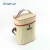 Import Chiterion Natural Straw Leakproof Reusable Silver Aluminium Round Lunch Box Tote Bag for Borsa Outdoor Party Women Kids School from China