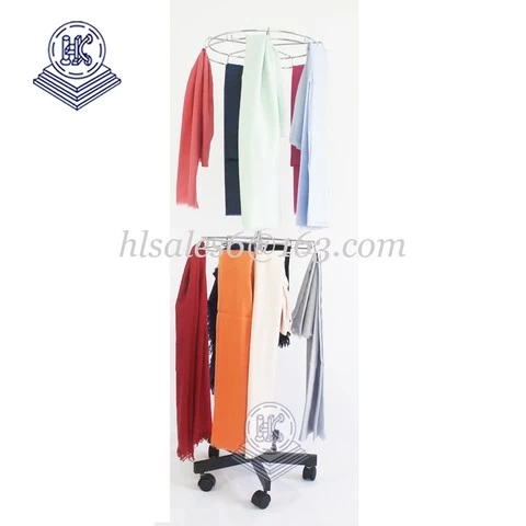 ChoMetal steel rotating hanging silk scarf display rack and tie belt hanger twirling tie retail clothes rack organize