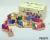 Import Christmas ornament christmas decoration wooden train toy for kids from China