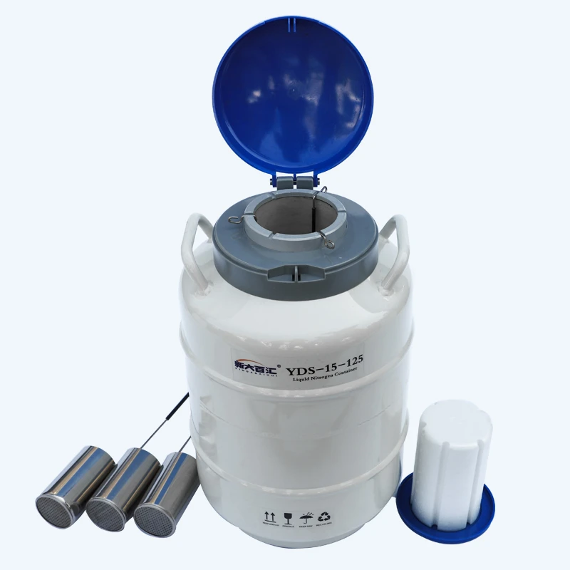 christmas sale 15l liquid nitrogen tank dewar 15 liter cryocan with lock cover less evaporation