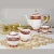 Import Christmas style Coffee&Tea Sets 15 pcs Bone China tea set Coffee Mug set from China