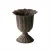 Import classic small flower metal vase antique Iron Gold bowl vase from China