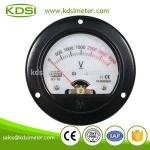 Classical round type BO-65 DC300V 3000V with backlighting DC6V analog panel voltage meter