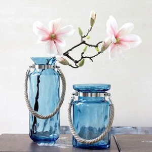 Clear Glass Vase /Home Decoration Different Types Of Flower Glass Vase With Flower