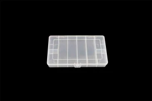 Clear Plastic Box Organizer Jewelry Storage Box with Dividers