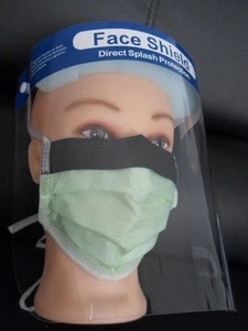 Clear Plastic Face Shield/Barrier Film
