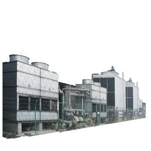 Closed cooling tower for induction heating equipment