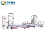 CNC Control Aluminum Profile Double Miter Saw System