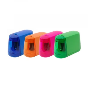 colorful battery operated pencil sharpener for children