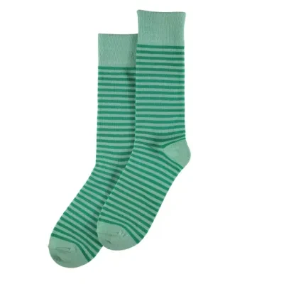 Colorful Happy Socks Premium Cotton Stripe Sock Custom Design Cotton Socks