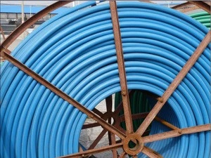 Colorful HDPE silicon core pipe for cable