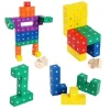 Colorful magnetic cube early childhood education enlightenment mathematics teaching aid kids wooden magnetic building blocks