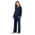 Import Comfortable Long Sleeve Lounge Wear Pure Color 2Pc Women Sleepwear Modal Women Pajamas Sets 2 Piece Pajamas For Women from China