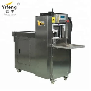 Commercial Lamb Kebab Frozen Meat Beef Roll Slices Cutting Machine