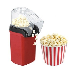 Competitive price classic hot air pop corn machine no oil home party use desktop design mini electric popcorn maker
