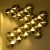 Import Contemporary Modern Design Industrial Glossy Golden Mirror Parts Stainless Steel  LED Lighting Sconce Wall lamp from China