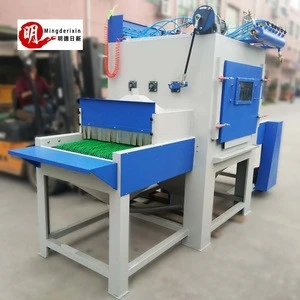 Continuous Turntable  Automatic Conveyor Belt Sandblasting Machine/Sandblaster for sale