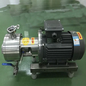 cosmetic production line shampoo cream lub oil making equipment transfer pump rotary pump flexible rotor pump