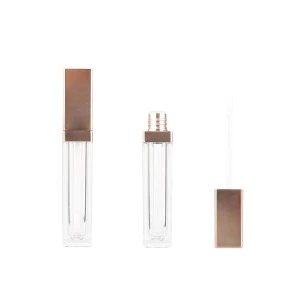 Cosmetic Usage Square Lipgloss Packaging Tube