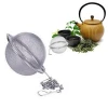 Creative Stainless Steel Balls Sphere Locking Spice Tea Ball Strainer Mesh Infuser Tea Tool Filter Infusor H363