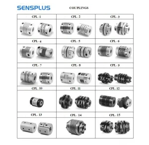 Curved  Jaw Coupling flexible couplings for encoder coupling
