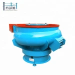 Curved wall Vibratory finishing machine/Vibratory deburring machine/Vibratory polishing machine with Separator