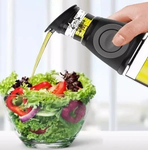 custom 500 ml olive oil measuring sprayer dispenser bottle vinegar spouts kitchen accessories