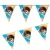 Import Custom Bunting Flags Wholesale 100% Polyester Decoration Solid Color Birthday Party Hanging Triangle Union Jack Bunting Flag from China