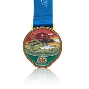Custom Cheap Stamping Aluminum Nautical Archery Wrestling Car Medal Judo