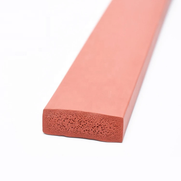 Custom Extruded Strips Silicone Sponge profile
