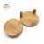 Import Custom Laser Engraved Bamboo Coaster Set with Holder, Promotional Business Gift Bamboo Coaster round shape from China
