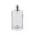 Import Custom logo 50ml 100ml flat round transparent empty perfume spray bottle with aluminum sprayer from China