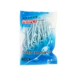 Custom Logo 50 Picks In Box Oral Care Clean Tooth Stick Plastic Toothpick Dental Floss Picks own design