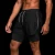Import Custom Logo Running Men Sport Pants Fitness Gym Training Shorts With Compression Liner Mens Wholesale Workshorts With Pockets from China
