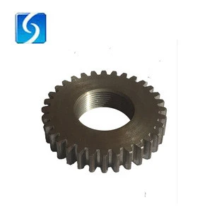 Custom made components fixed helical bevel gear wheel