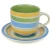Import Custom made Porcelain cup and saucer set  hand-made dinnerware ceramic from China