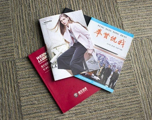 Custom Printing A4 A5 Company Catalogue Brochures on Art Paper