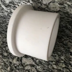 Custom Ptfe Nylon Shaft Flanged Plastic Bushings Sleeve