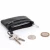 Import Custom PU leather small coin purse with outside zipper pocket from China