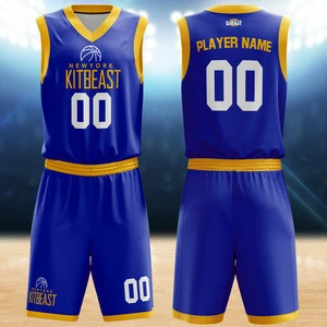 Custom Reversible Basketball Jersey and Shorts Wholesale Youth Basketball Uniforms
