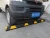 Custom Safety Reflective Rubber Car Parking Block Wheel Stopper