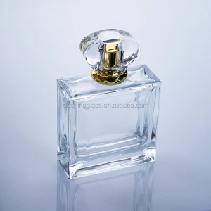 Custom Square Perfume Bottle 50ml Glass Spray Bottle Perfume