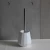 Import Custom White Gray Concrete Hotel Accessories Bathroom Set 6 Piece from China