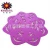 Import Customizable creative dining table color thick heat insulation felt meal coaster bowl pad non-woven hollow wool pad from China