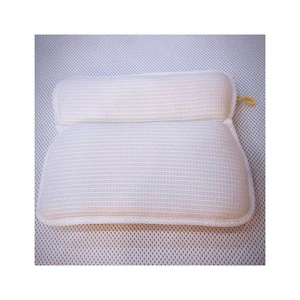 customized 3D mesh spa pillow with suction cups,quick dry3D mesh bath pillow with suction cups,anti slip bath pillow