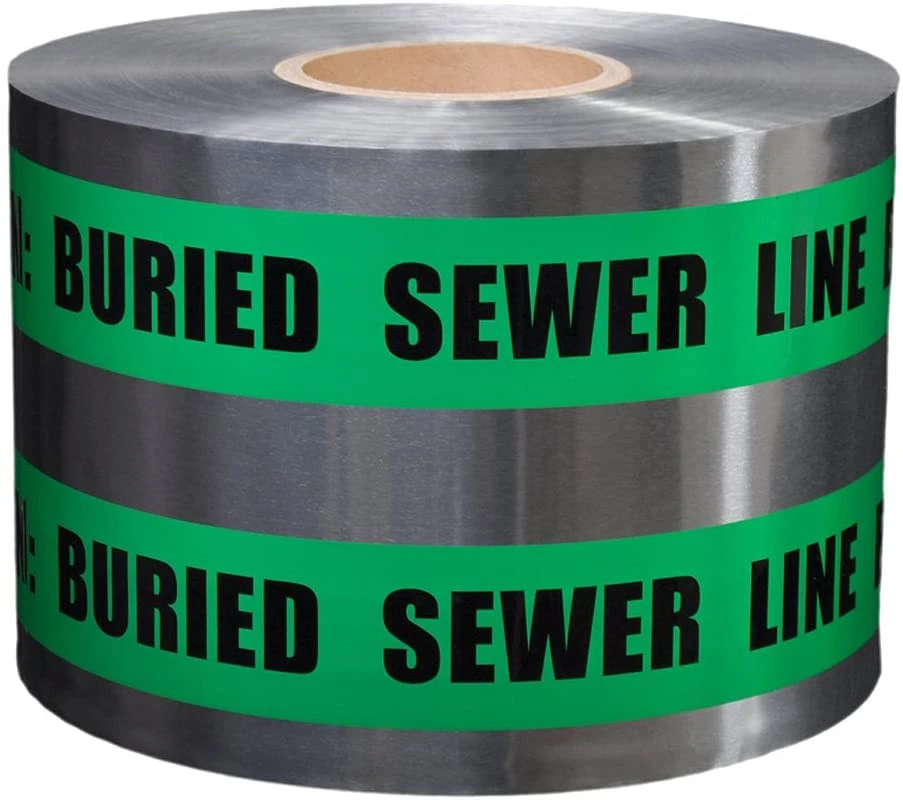 Customized Aluminium Foil Detectable Underground Warning Tape Pipeline Warning Tape